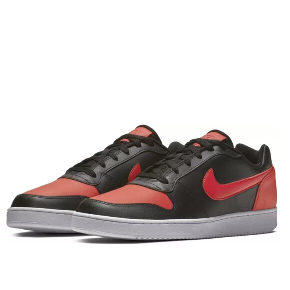 Nike Ebernon Low Men Retro Basketball Shoes Sneakers Black Red Habanero main image 5